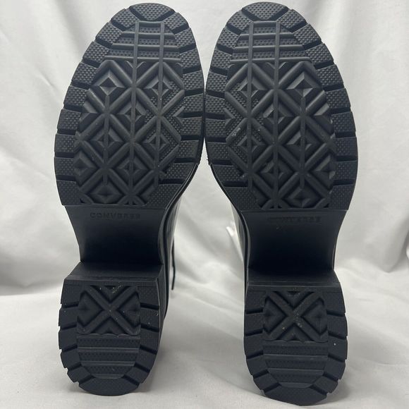 Converse All Star Chuck Taylor GR82 Platform Heel Boot Size 10 Womens White Shoe - Picture 11 of 14